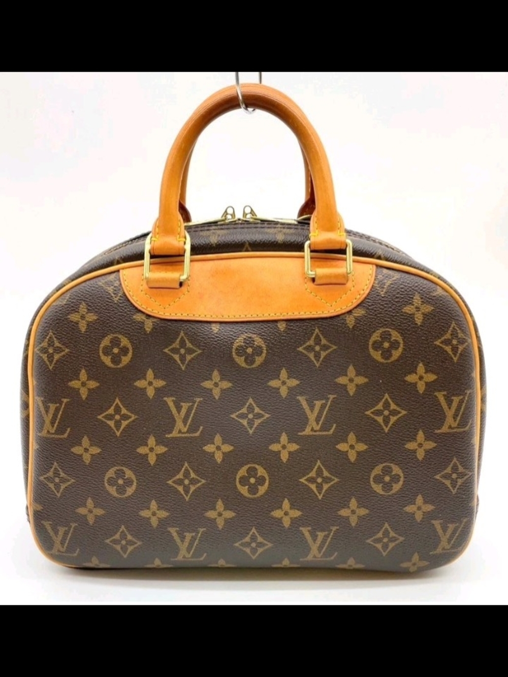 NOT FOR SALE! Louis Vuitton Monogram Trouville M42228 Handbag W/DB Cards - Picture 3 of 14